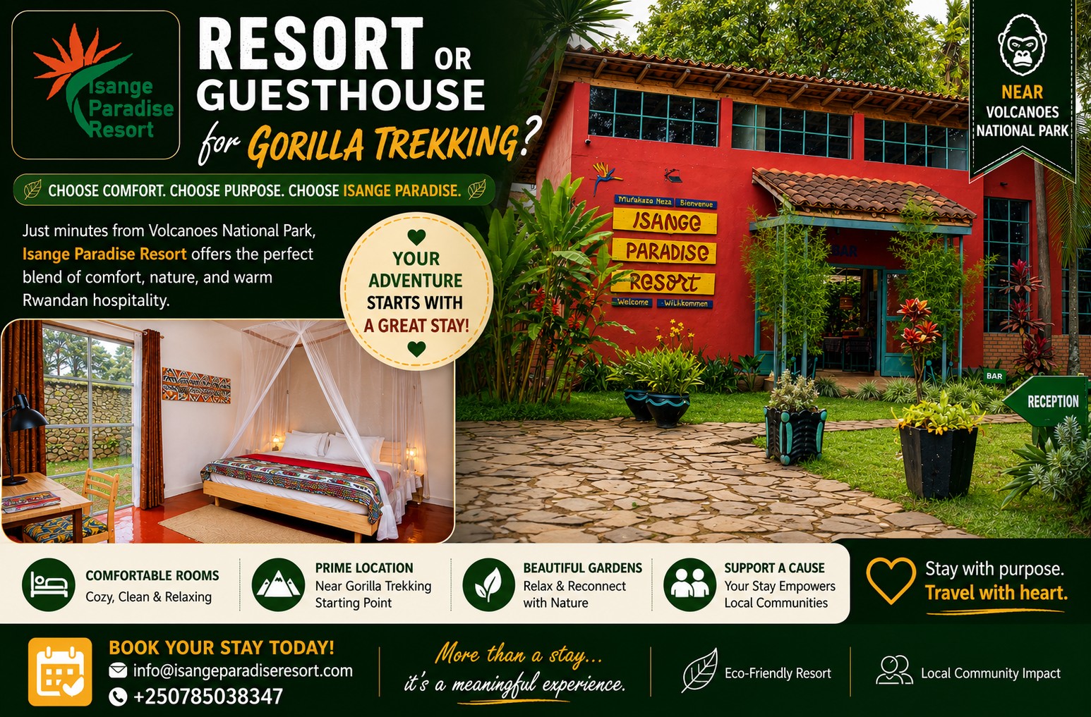 Resort or Guesthouse for Gorilla Trekking?