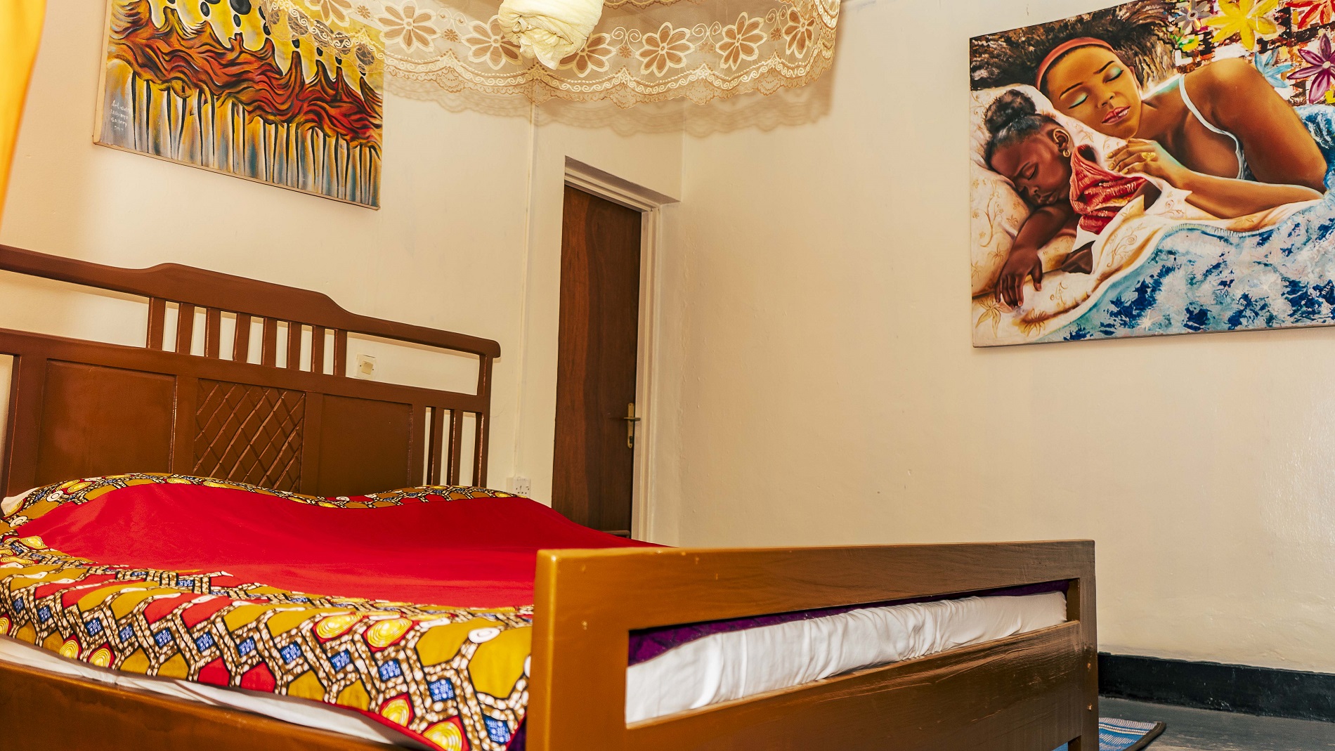 Bed in Apartment